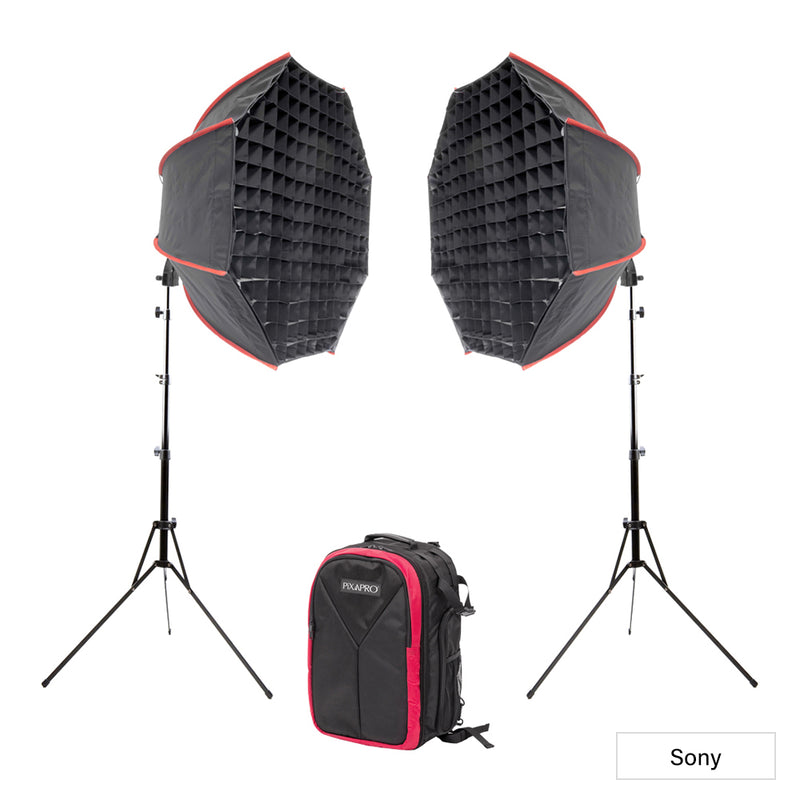 Photography Travel Lighting Kit Li-ION580III Speedlite & Backpack - Sony 