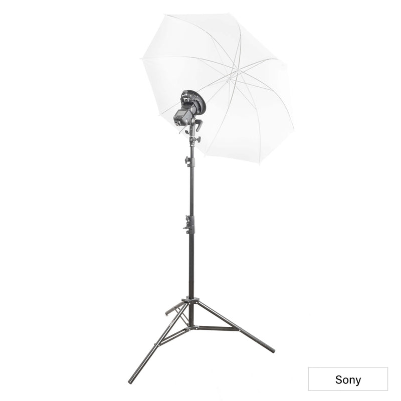 Camera Speedlite Li-ION580 MKIII with Shoot-Thru Umbrella Kit  -Sony 