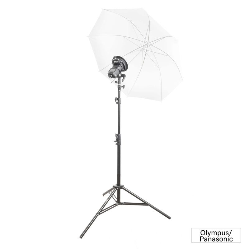 Camera Speedlite Li-ION580 MKIII with Shoot-Thru Umbrella Kit - Panasonic 