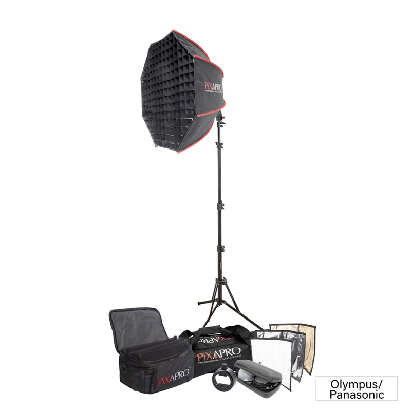 Li-ION580 MKIII TTL & Manual Speedlite On-The-Go Kit  - Panasonic 
