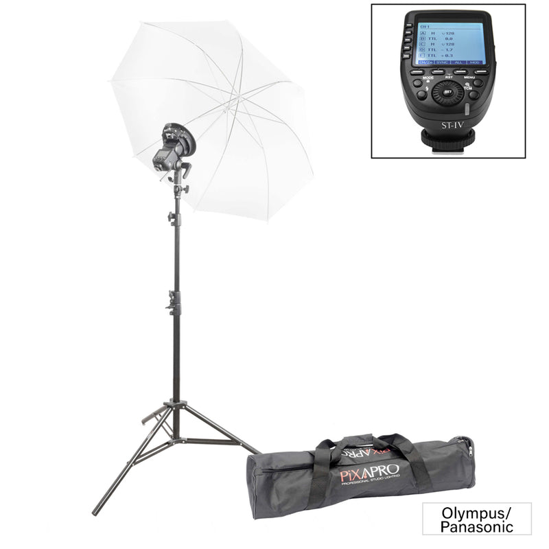Li-ION580 MKIII TTL Portrait Photography Starter Kit with ST-IV Trigger - Panasonic 