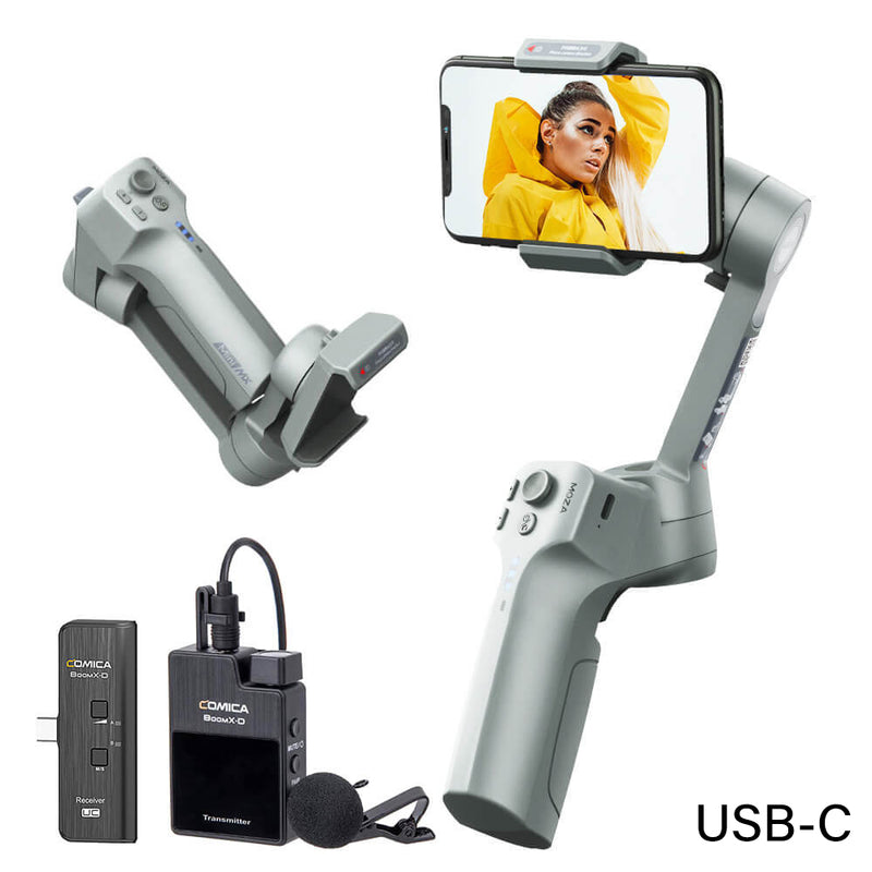 Full Combo of Mini-MX Gimbal and BoomX-D UC1 Bundle for Android