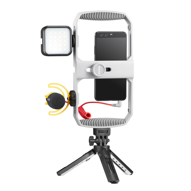 GODOX VK1-UC Vlogging Kit compatible with mobile phone and interface lighting