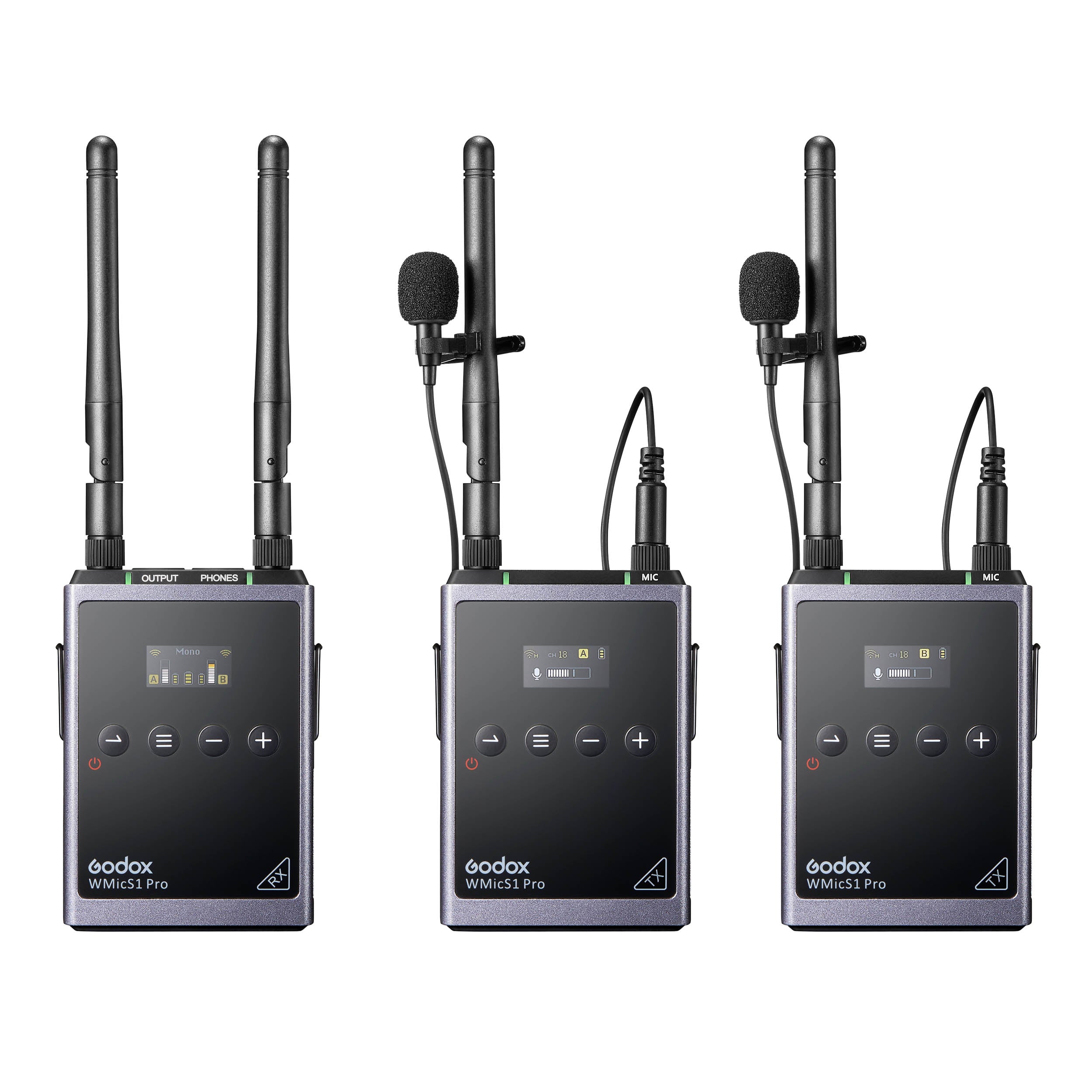 WMicS1 Pro Professional UHF Digital Wireless Microphone System