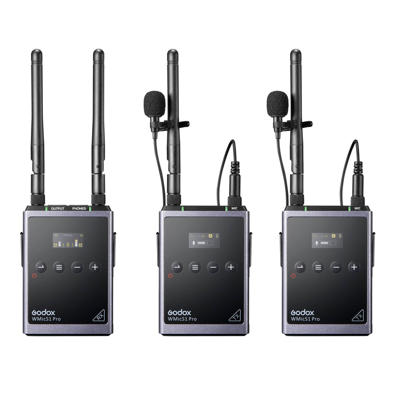 WMicS1 Pro Professional UHF Digital Wireless Microphone System