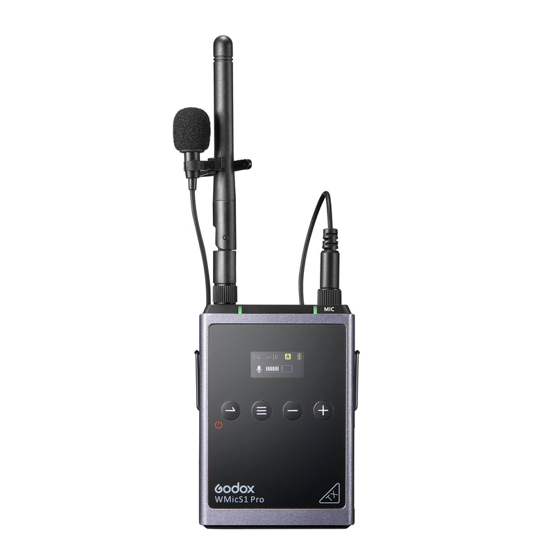 WMicS1 Pro Professional Dual-Channel Cordless UHF Mics Set