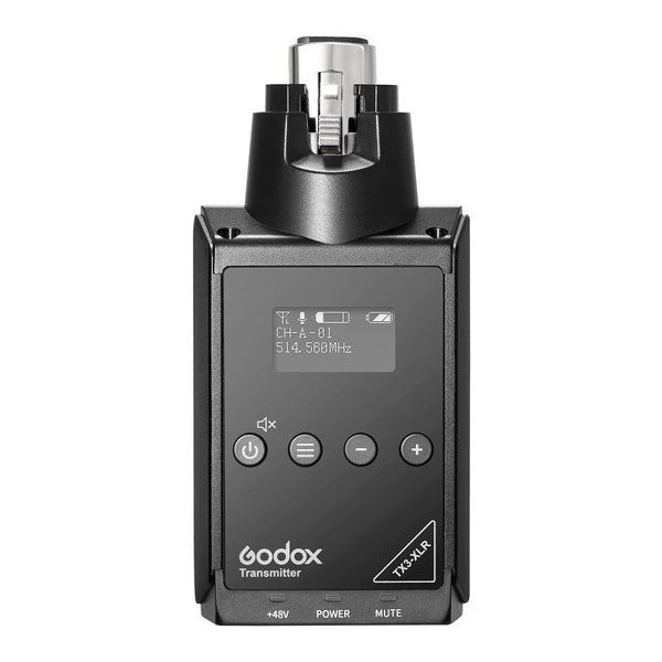 Godox TX3-XLR Plug-and-Play UHF Wireless  XLR Transmitter