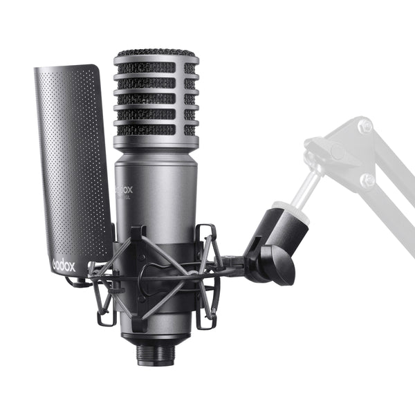 GODOX XMic-100GL  Studio Condenser Microphone with Shock Mount and Pop Filter
