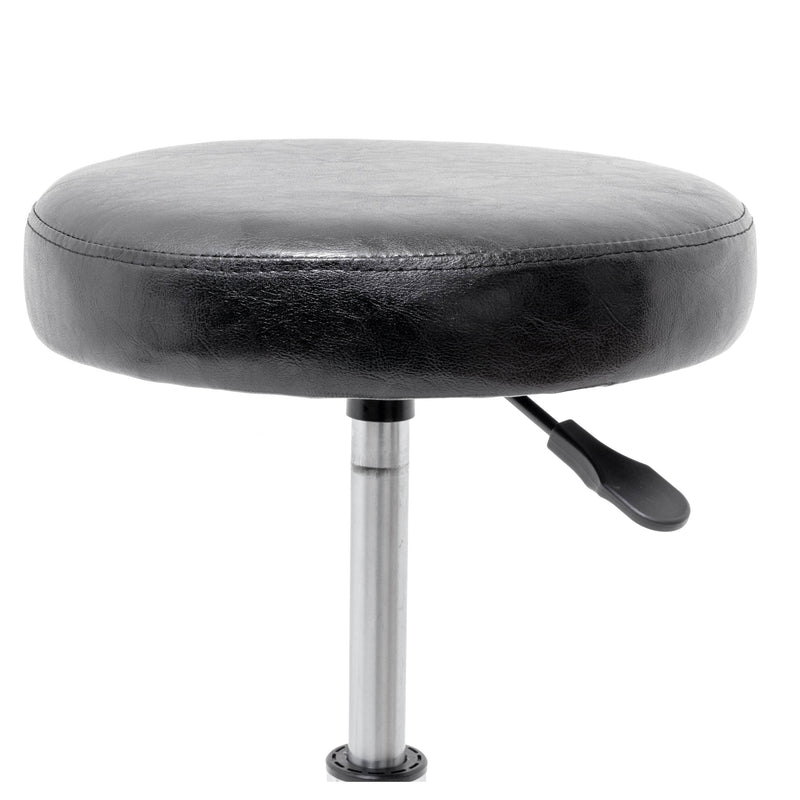 Studio Adjustable Cushioned Stool with Wheels By PixaPro 