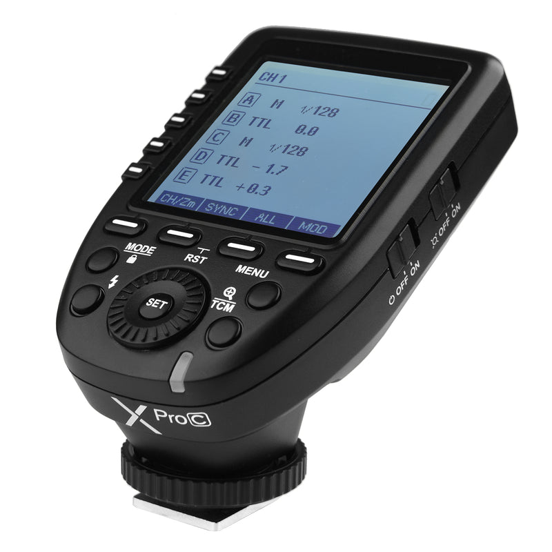 Godox XPro TTL Wireless Trigger,1/8000s High-Speed-Sync,5 Dedicated Group Bottons and 11 Customizable Functions 