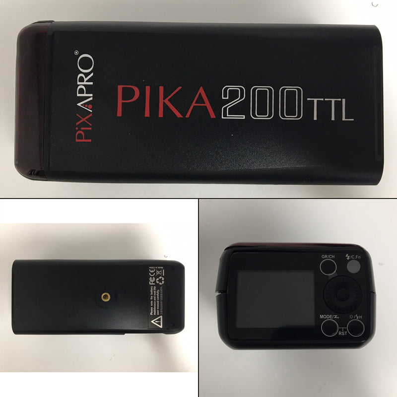 PIKA200 Portable Battery Powered TTL Mini Flash (Godox AD200) - Condition OK