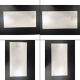 Set Of 4 White MDF And Birch Veneer Prop Panels 