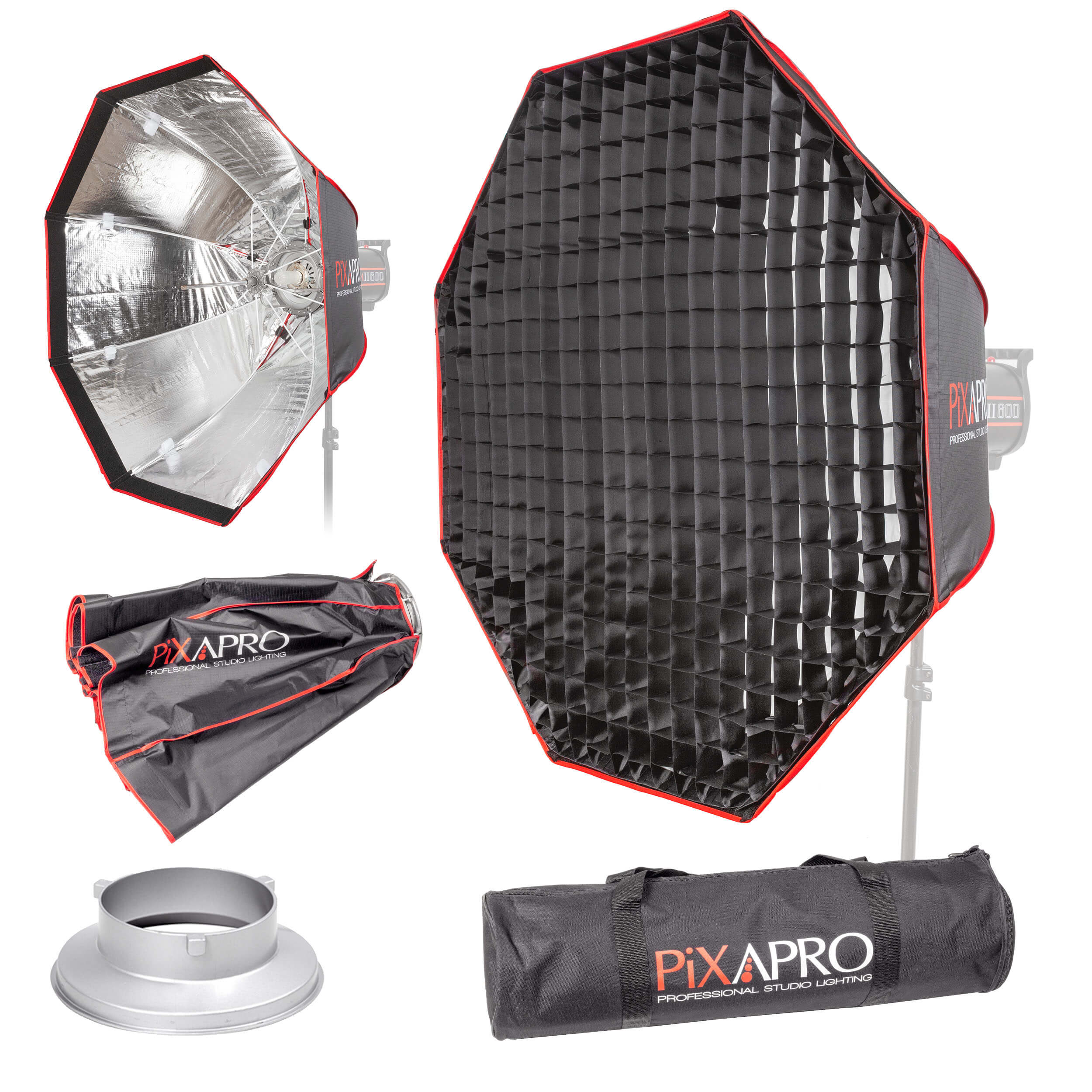90cm (35.4") Octagonal Easy-open Umbrella Softbox with 4cm Grid Bowens 