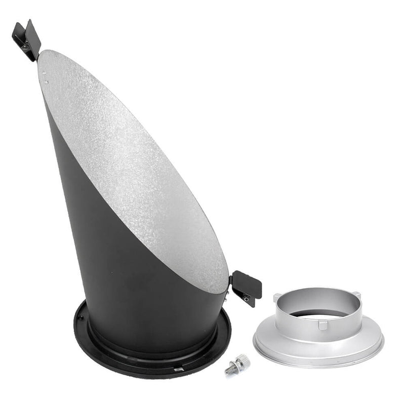 Silver Background Reflector With Bowens S-Type Fitting
