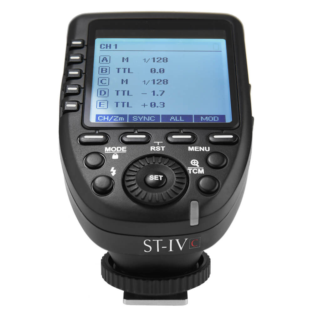 PRO ST-IV Flash Trigger TTL Wide LCD Display (XPro) By PixaPro  EssentialPhoto