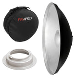 55cm (21.6") Silver Beauty Dish with Padded Carry Case