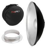 55cm (21.6") Silver Beauty Dish with Padded Carry Case